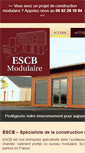Mobile Screenshot of escb-modulaire.com